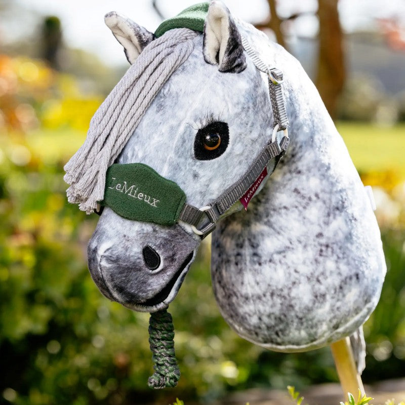 Lemieux - Vogue Headcollar and Lead Rope for Hobby Horse Hunter Green | - Ohlala