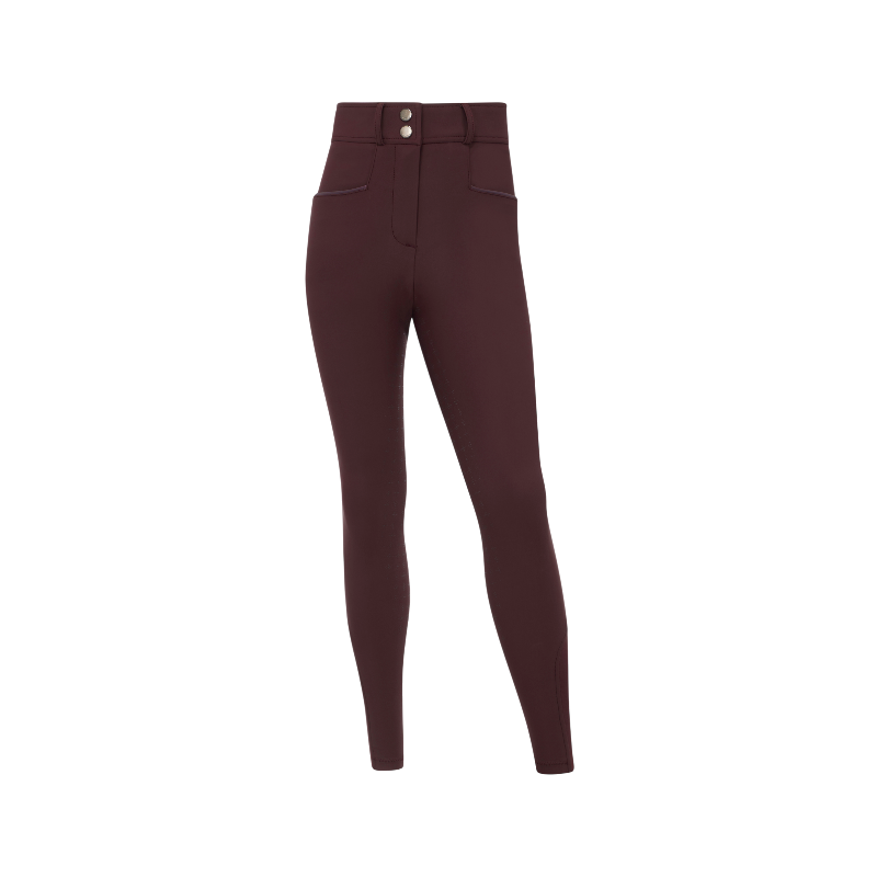 Lemieux - Girls' Full Grip Riding Pants Young Rider Izzy damson