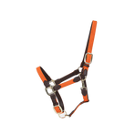 Kentucky Horsewear - Gevlochten nylon halster oranje | - Ohlala