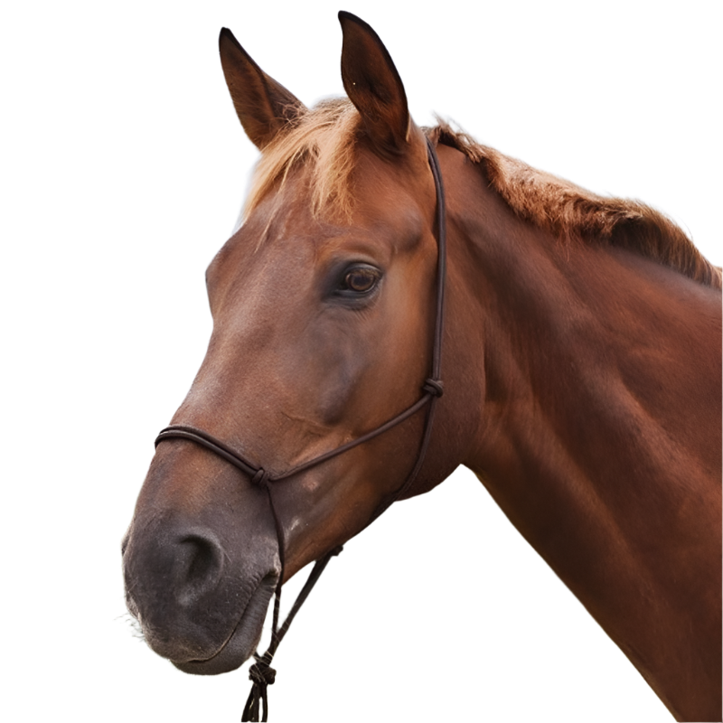 Norton - Soft ethological brown headcollar | - Ohlala
