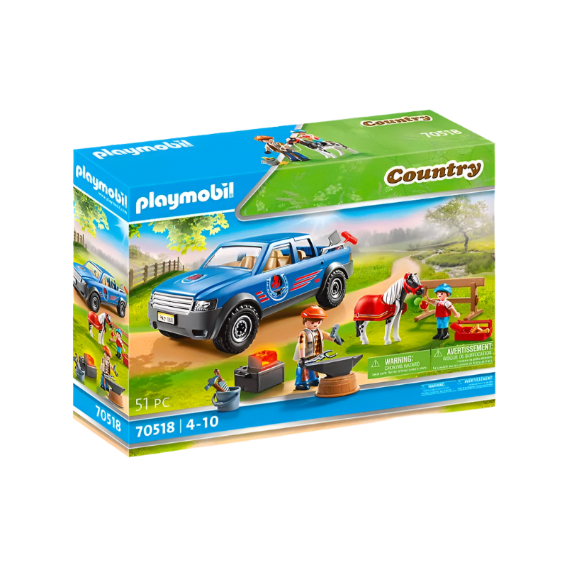 Playmobil - Maniscalco e veicolo | - Ohlala