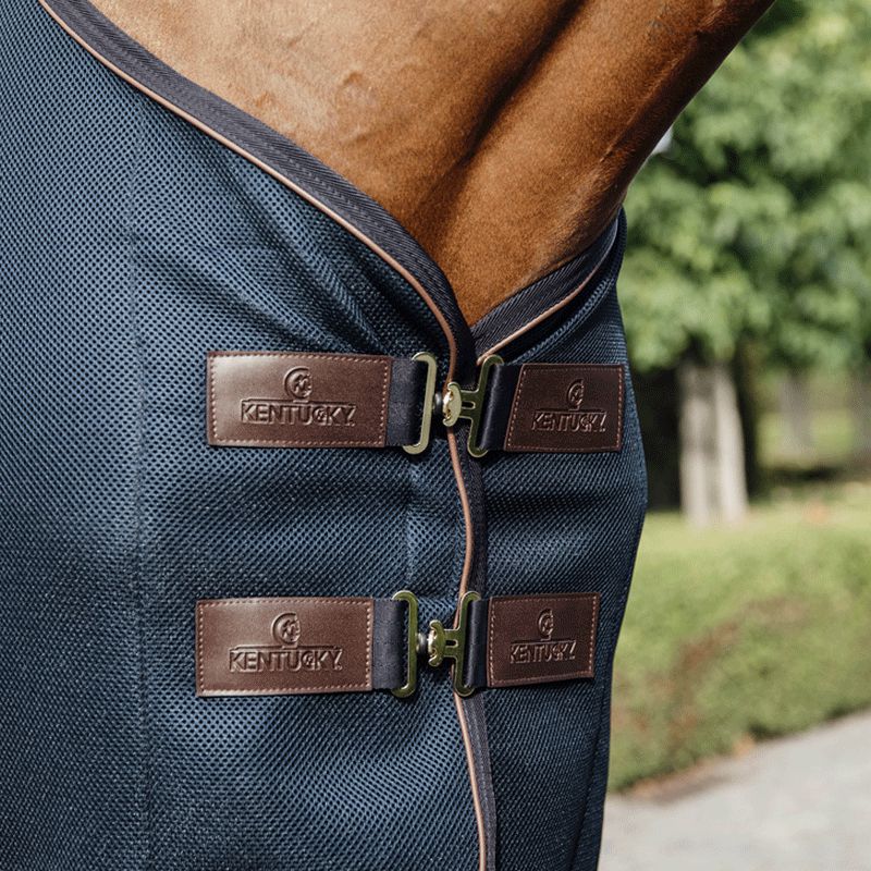 Kentucky Horsewear - Navy mesh combo sheet | - Ohlala