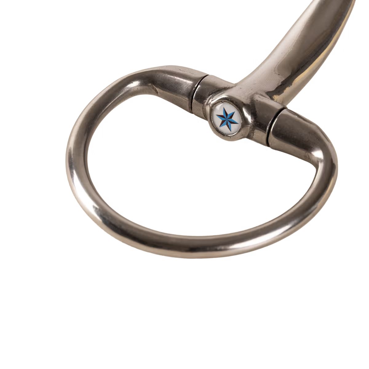 Velari - Stainless steel double-jointed loose ring snaffle 14mm | - Ohlala
