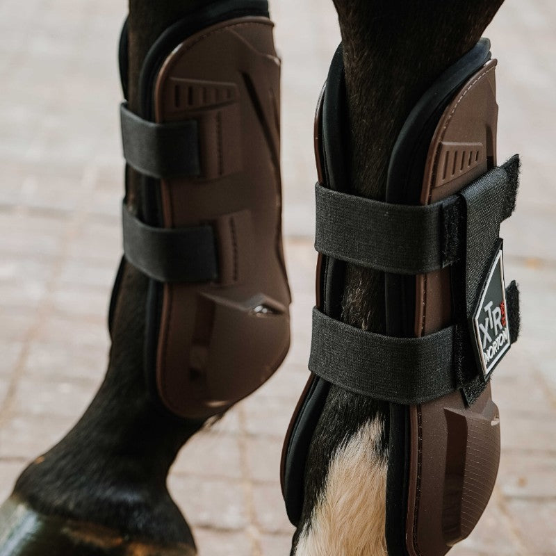 Norton - Guêtres ouvertes XTR Flex Velcro marron
