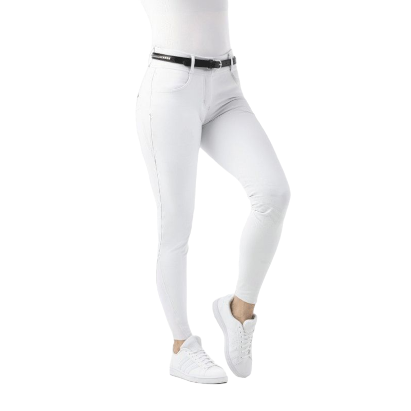 Equithème - Bella White Push-Up Breeches | - Ohlala