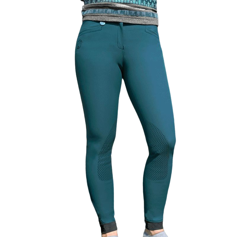 Jump'In - Damen Reithose Super X Blau Lagune | - Ohlala