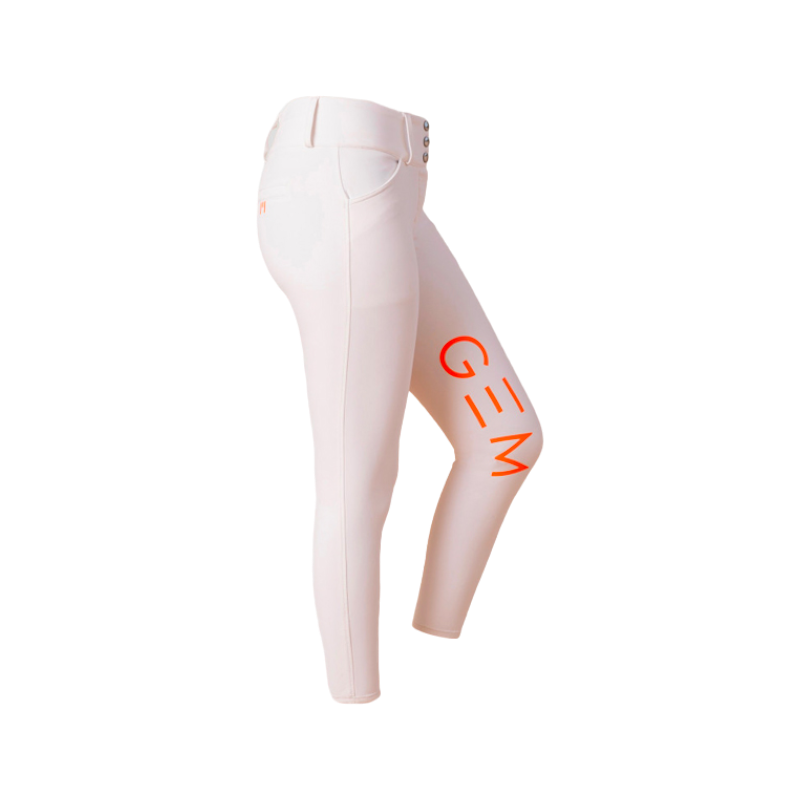 GEM - Damen-Reithose Max weiß | - Ohlala