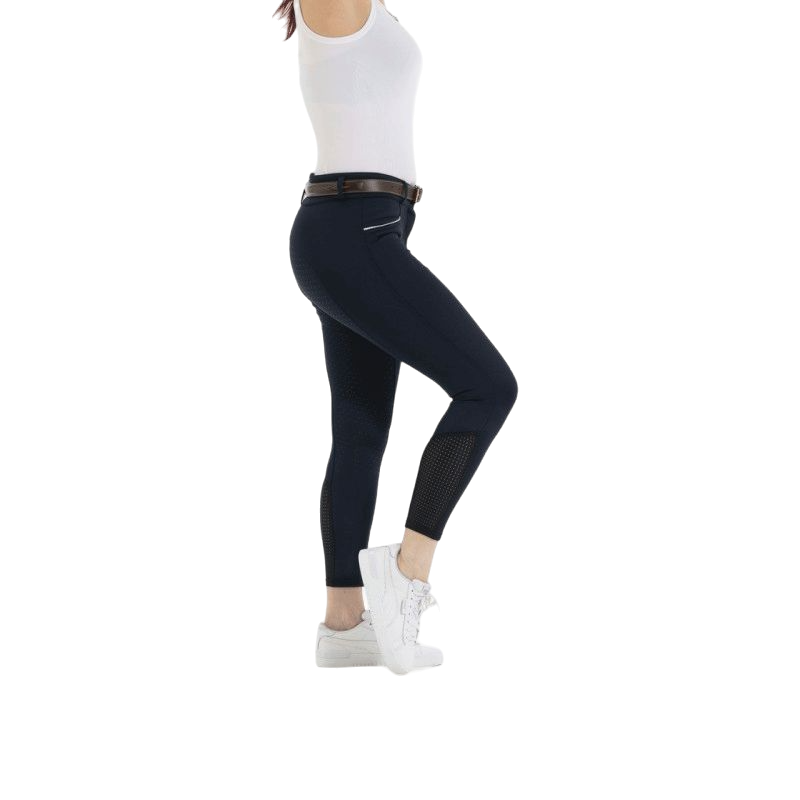 Equithème - Claudine women's full grip riding breeches navy | - Ohlala