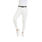 Equithème - Women's Claudine White Full Grip Riding Breeches | - Ohlala