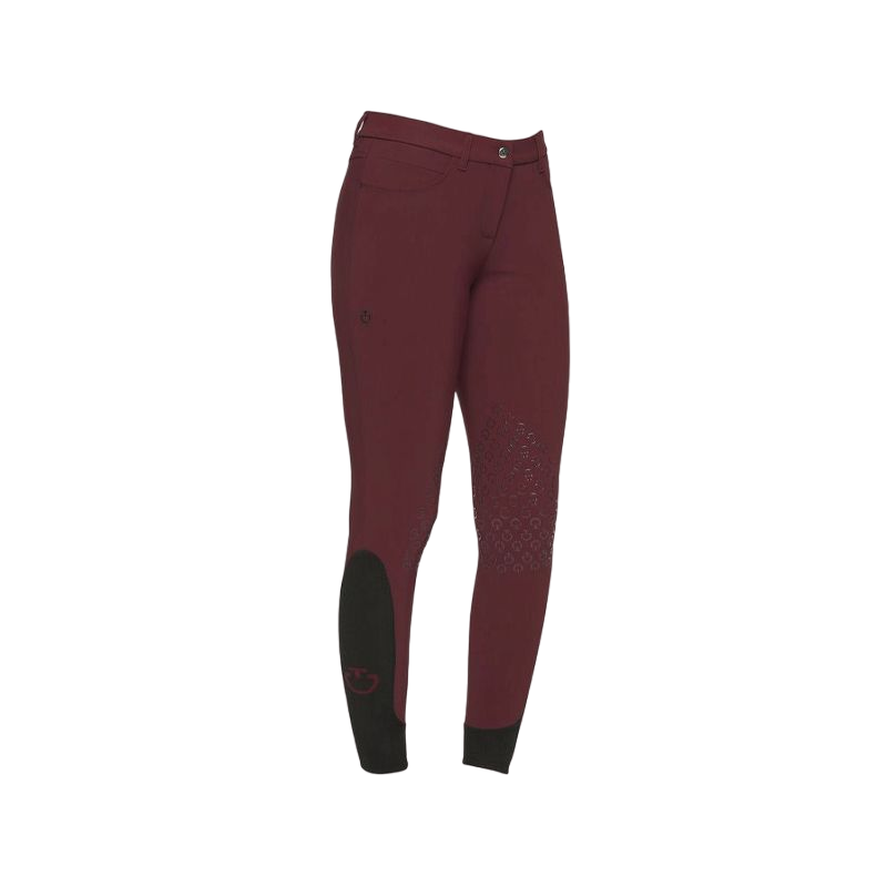 Cavalleria Toscana - Pantalón de equitación infantil unisex Grip burdeos | - Ohlala