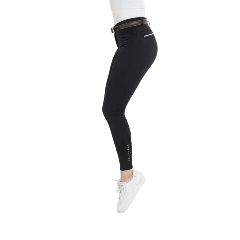 Equithème - Women's Josephine Black Riding Breeches | - Ohlala