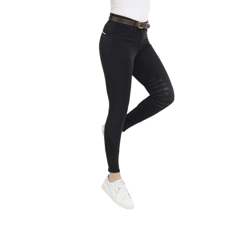Equithème - Women's Josephine Black Riding Breeches | - Ohlala