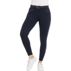 Equithème - Kim women's organic cotton riding breeches navy | - Ohlala