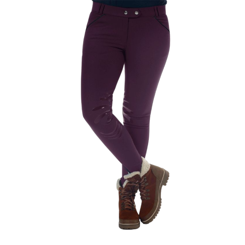 Flags & Cup - Damen Reithose Orillia Brombeere | - Ohlala