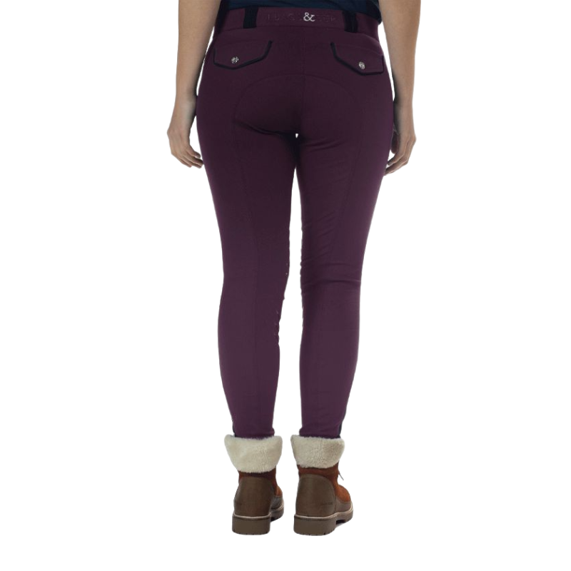 Flags & Cup - Damen Reithose Orillia Brombeere | - Ohlala