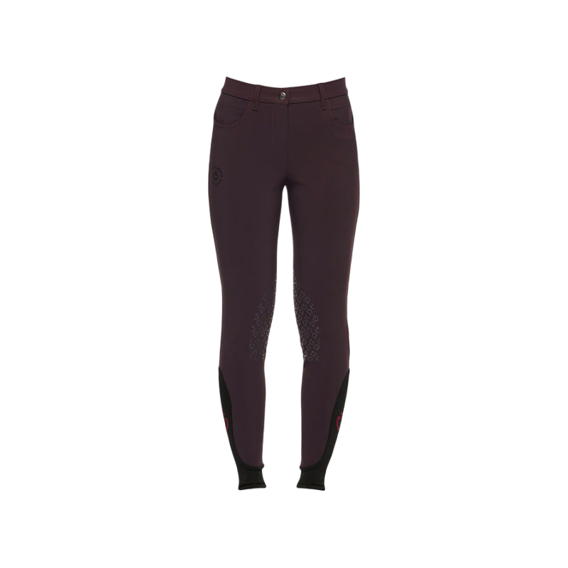 Cavalleria Toscana - Logo CT blueberry unisex children's riding breeches | - Ohlala
