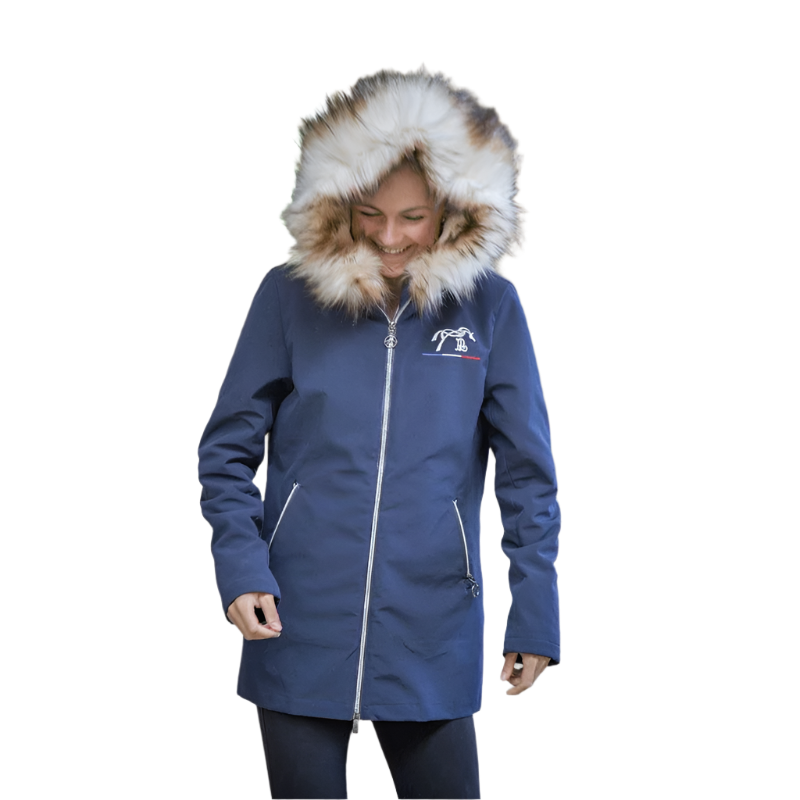 Pénélope - Navy Marina 3-in-1 women's parka | - Ohlala