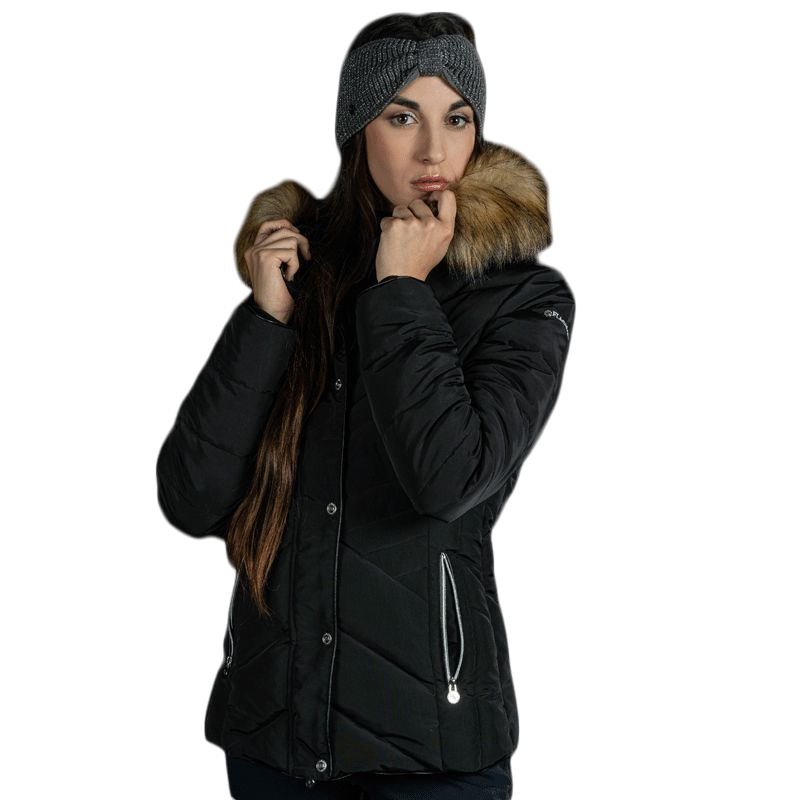 Flags & Cup - Long-sleeve puffer jacket Pakaa black | - Ohlala