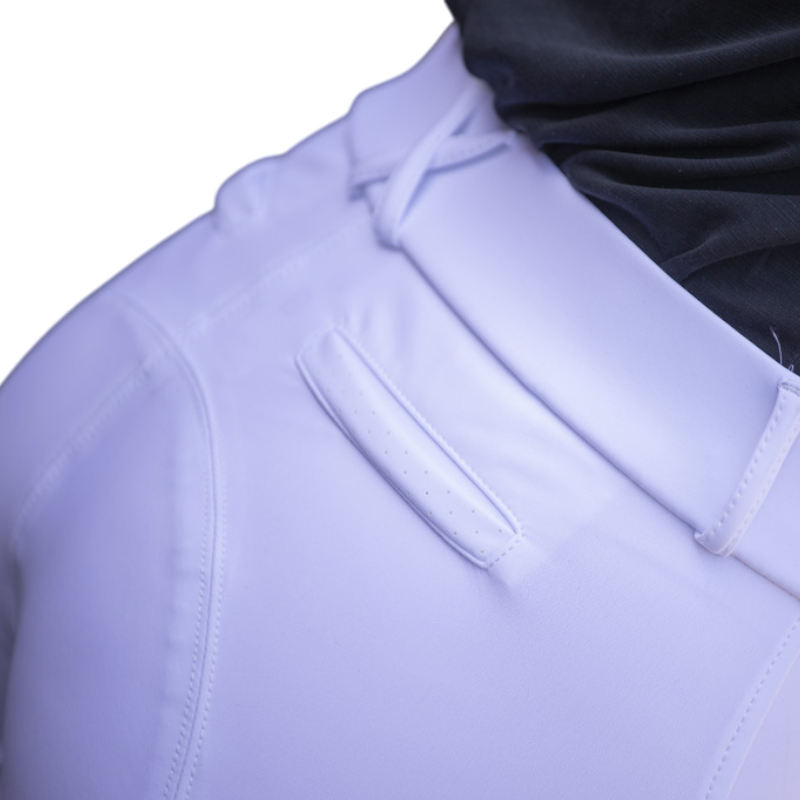 Pénélope - Pantalon d'équitation femme Majestic blanc