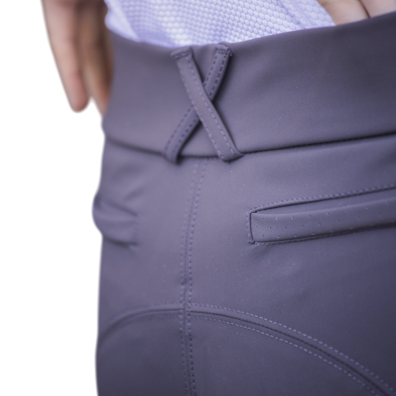 Pénélope - Pantalón de equitación mujer Majestic gris oscuro | - Ohlala