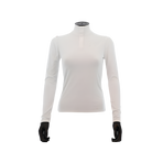 Pénélope - Polo z długim rękawem Bruge lamówka niebiesko/biało/czerwona | - Ohlala