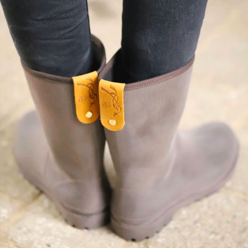 Pénélope Store - Lola Brown Rain Boots | - Ohlala