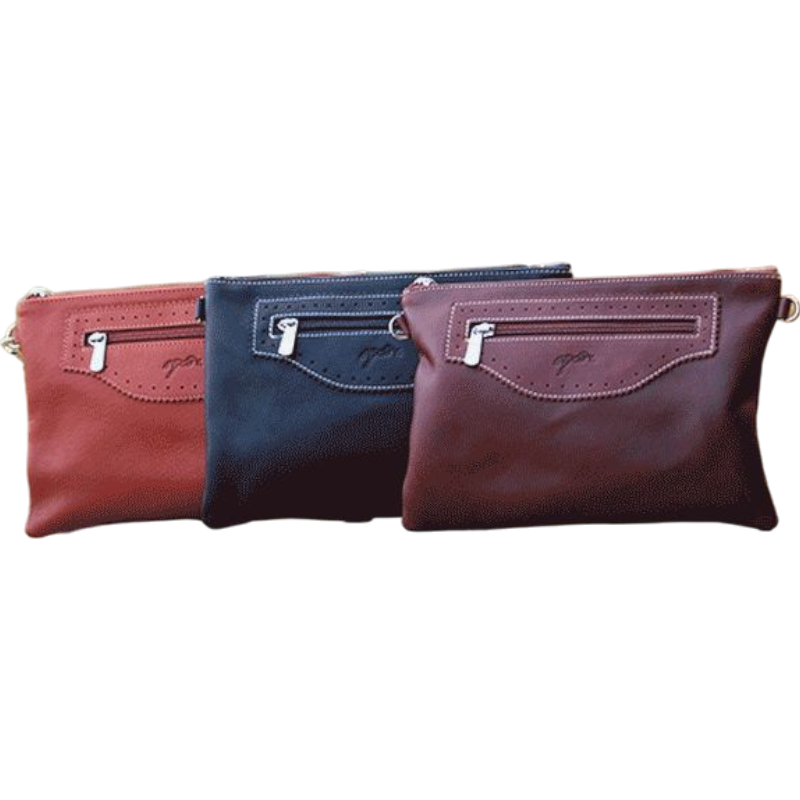 Pénélope - Pochette Cuir Emma cognac | - Ohlala