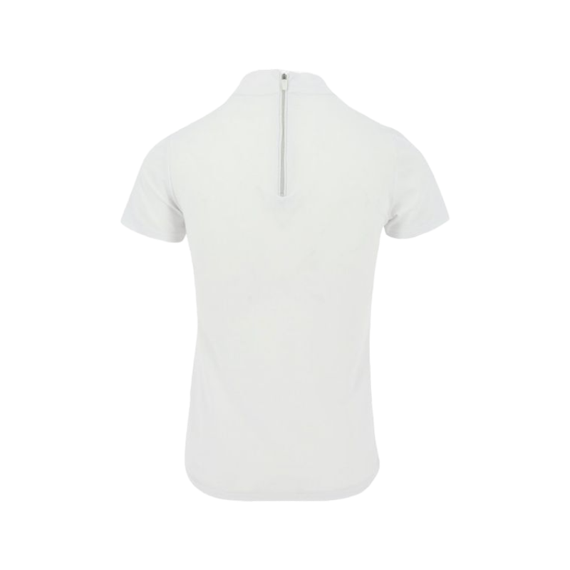Equithème - Kurzarm-Turnier-Poloshirt Valence weiß | - Ohlala