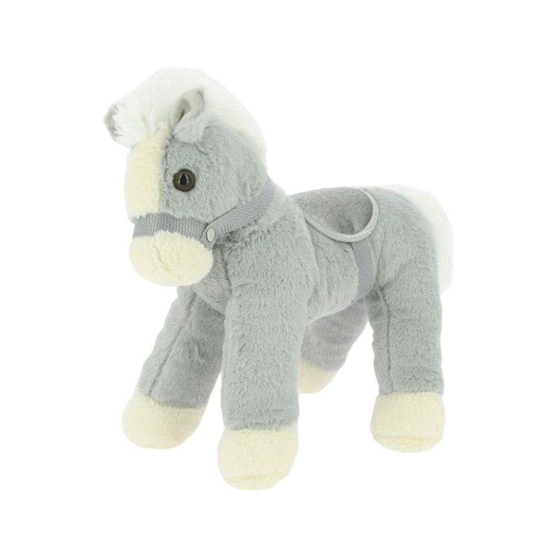 Equi-kids - Pluchen pony grijs 30 cm | - Ohlala
