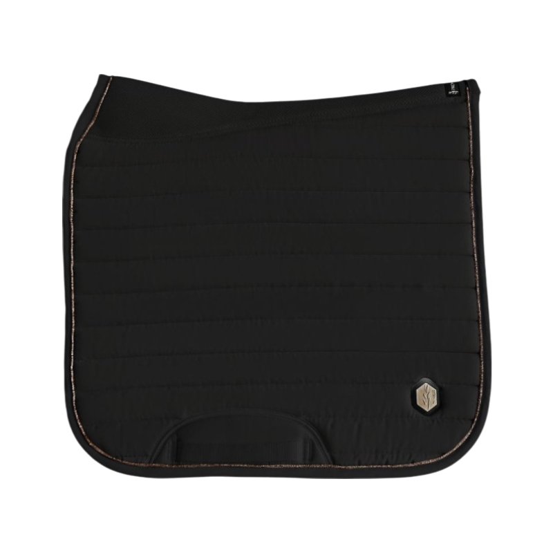 Pro Confort - Latex shock-absorbing dressage saddle pad Don Juan black | - Ohlala