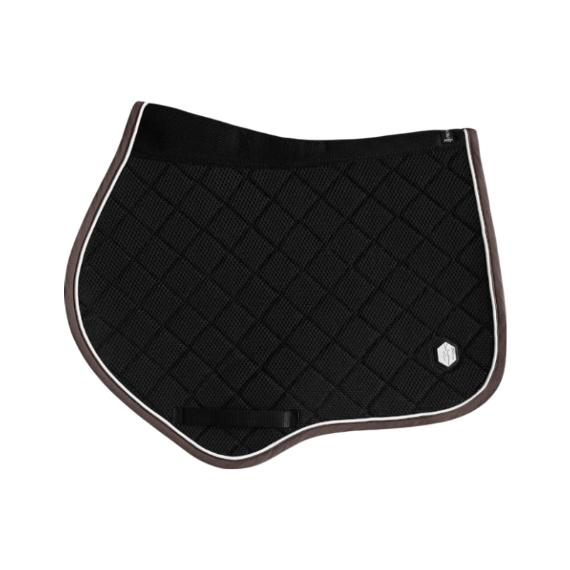 Pro Confort - Tapis de selle Dynamix 3D mesh velours noir/ marron