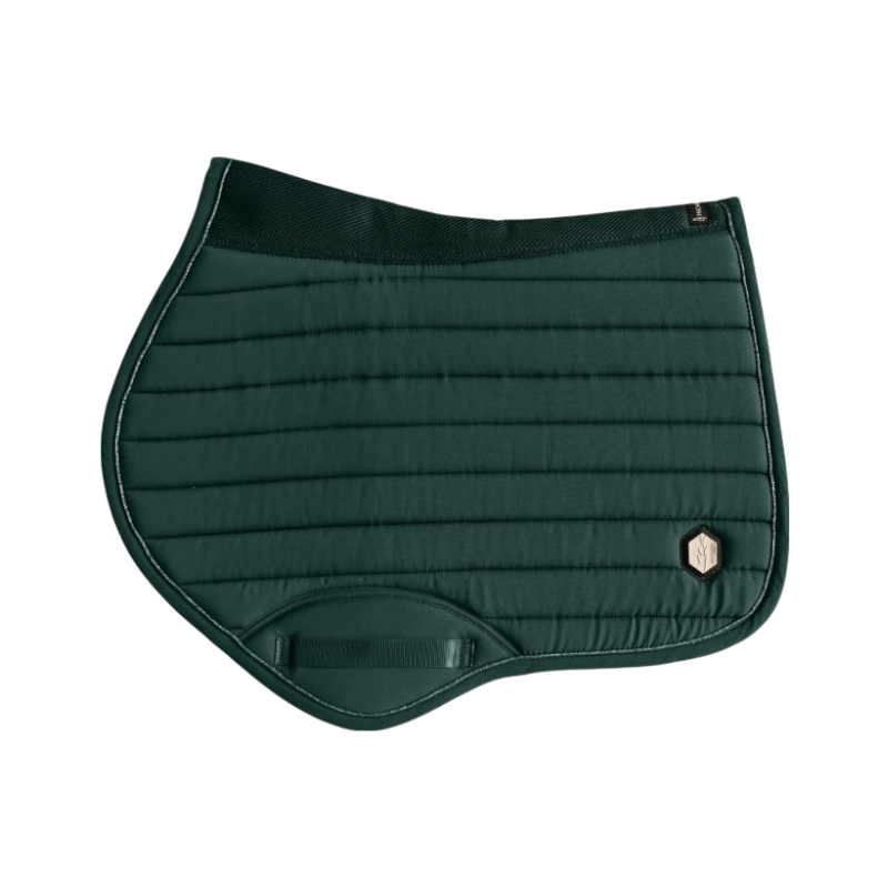 Pro Confort - Latex shock-absorbing saddle pad Donatello jungle green | - Ohlala