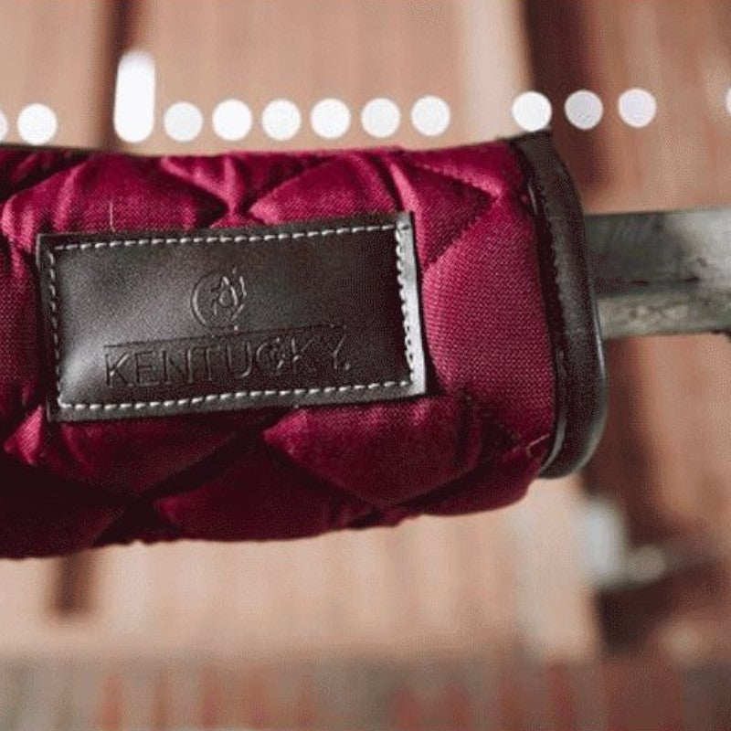 Kentucky Horsewear - Protection de tête bordeaux | - Ohlala
