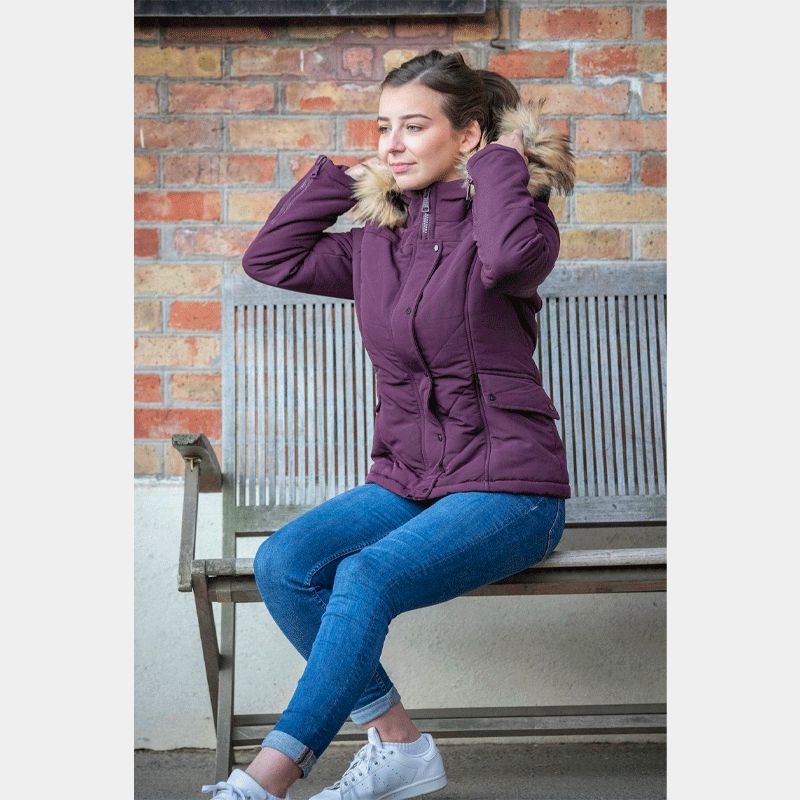Jump'In - Women's Jade Plum Puffer Jacket | - Ohlala