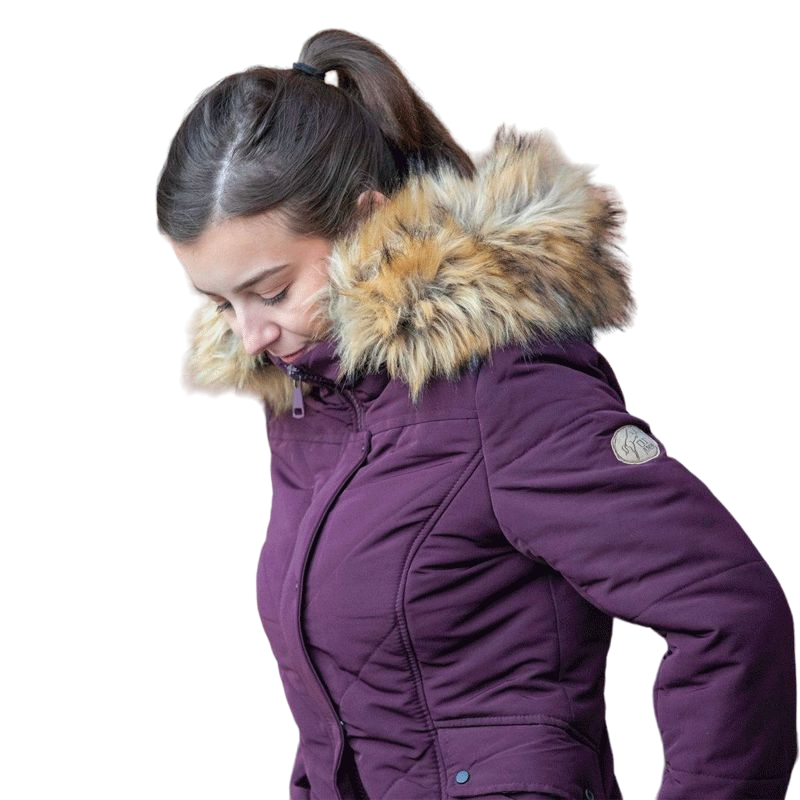 Jump'In - Women's Jade Plum Long-Sleeve Puffer Jacket | - Ohlala