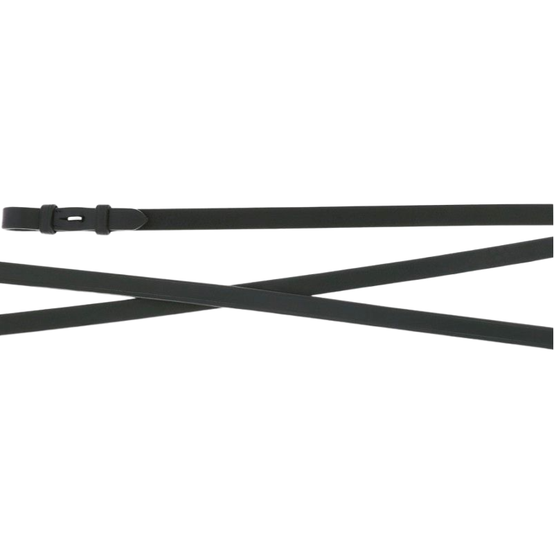 Eric Thomas - Snaffle reins Hybrid 16 mm black | - Ohlala