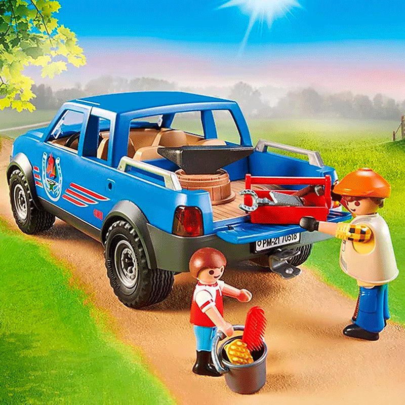Playmobil - Maniscalco e veicolo | - Ohlala