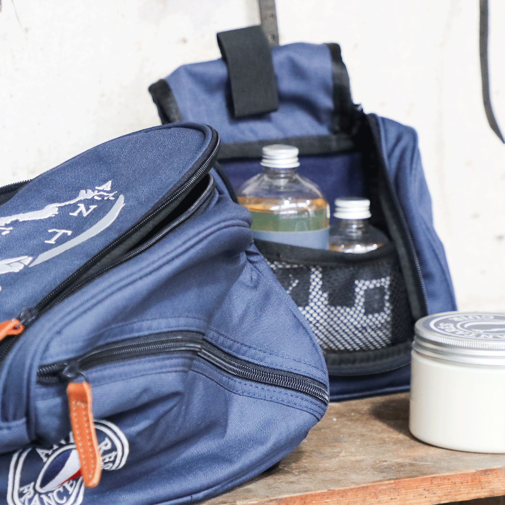 Antarès Sellier - Grooming Kit Bag Navy | - Ohlala