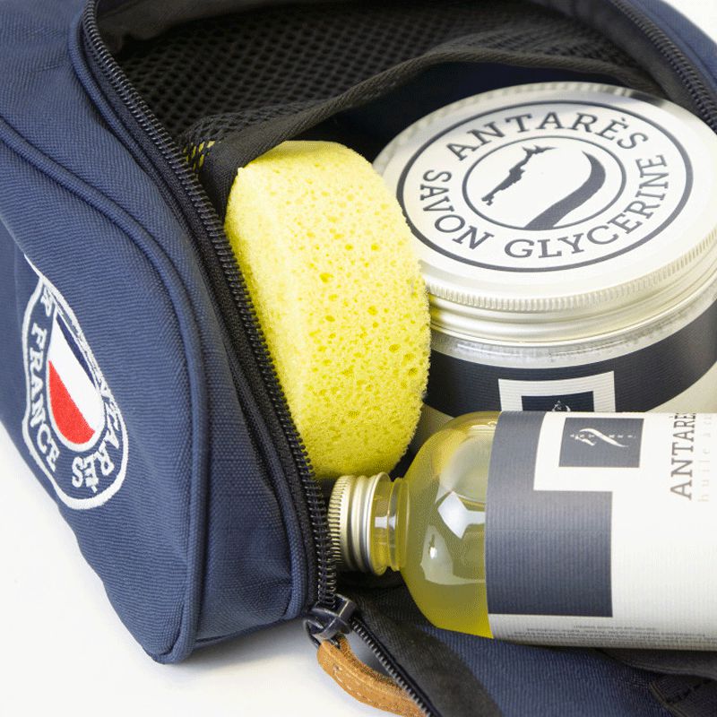 Antarès Sellier - Grooming Kit Bag Navy | - Ohlala