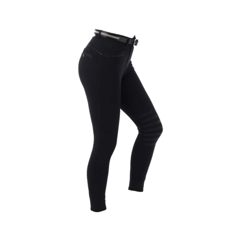 Equithème - Safir Black / Blue Women's Riding Breeches | - Ohlala