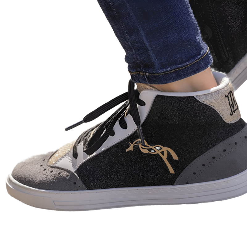 Pénélope - Jupiter Black/Grey Sneakers | - Ohlala