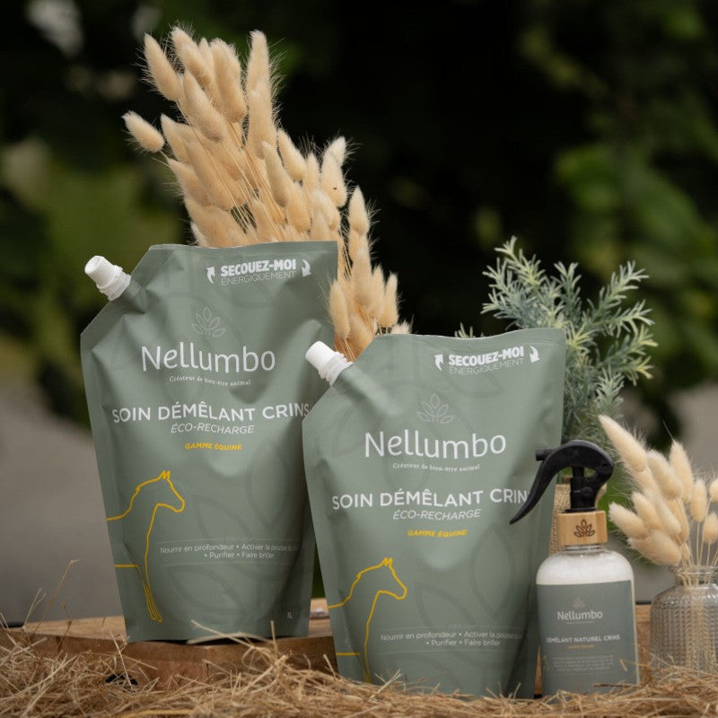 Nellumbo - Eco recharge démêlant naturel crins | - Ohlala