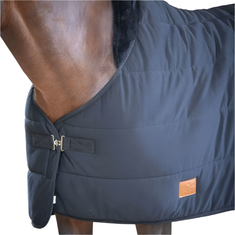 Paddock Sports - Sous-couverture nid d'abeille 200 g noir | - Ohlala