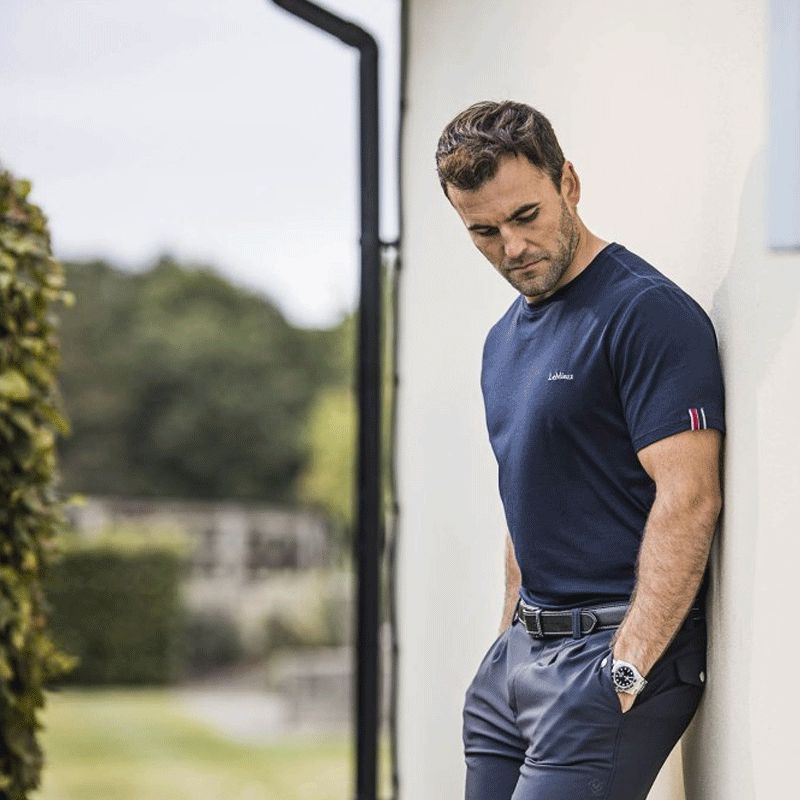 LeMieux - T-shirt a maniche corte uomo Elite blu navy | - Ohlala
