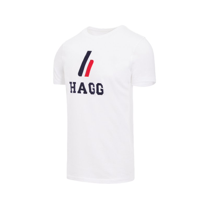 Hagg - T-shirt manches courtes homme blanc | - Ohlala
