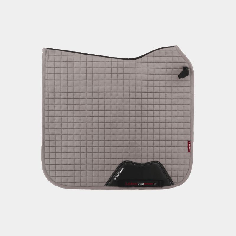 LeMieux - Suede Square grey dressage saddle pad | - Ohlala