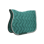 Equithème - Tapis de selle Polyfun bleu canard | - Ohlala