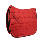 Equithème - Tapis de dressage Satin rouge | - Ohlala