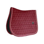 Kentucky Horsewear - Tapis de selle Velvet Jumping Bordeaux | - Ohlala