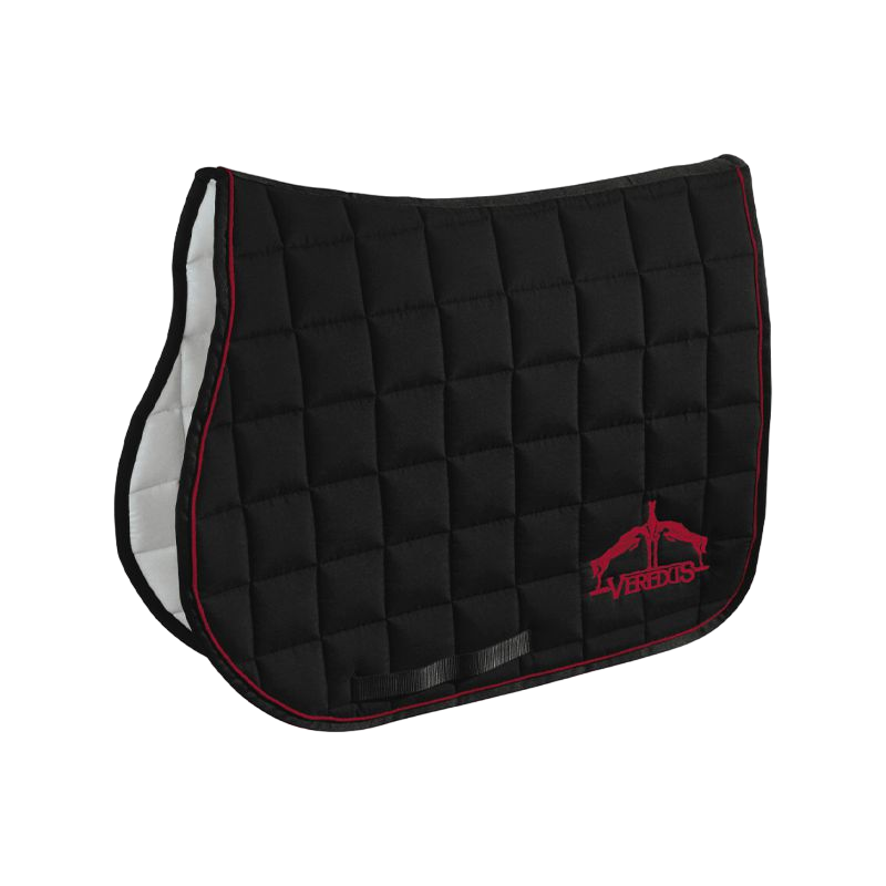 Veredus - Sattelpad Color Edition Schwarz/Bordeaux | - Ohlala